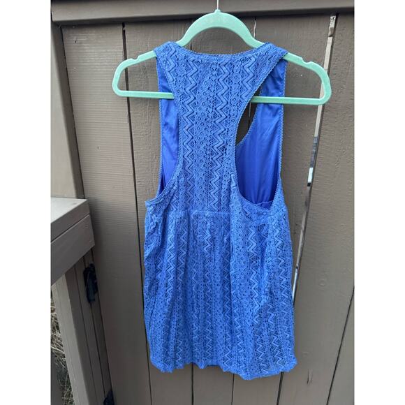 Periwinkle Blue Volcom Racerback Babydoll Dress, S - Picture 8 of 12
